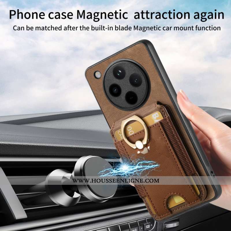 Coque Oppo Find X8 Pro Porte-Carte à Rabat