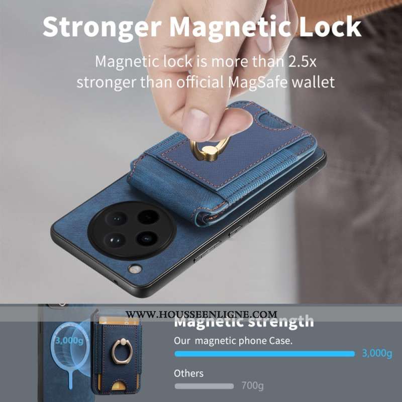 Coque Oppo Find X8 Pro Porte-Carte à Rabat