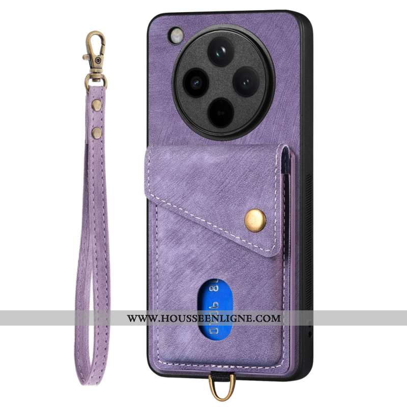 Coque Oppo Find X8 Pro Porte-Cartes et Support