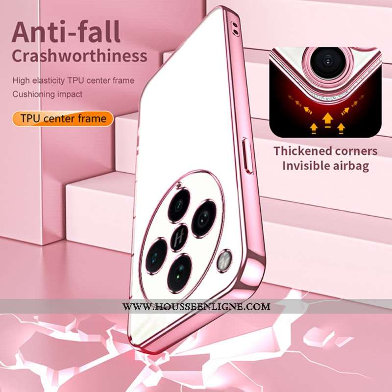 Coque Oppo Find X8 Pro Rebords Style Métal