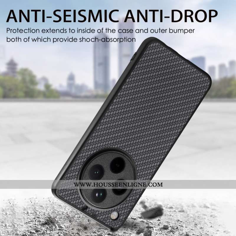 Coque Oppo Find X8 Pro Texture Fibre Carbone