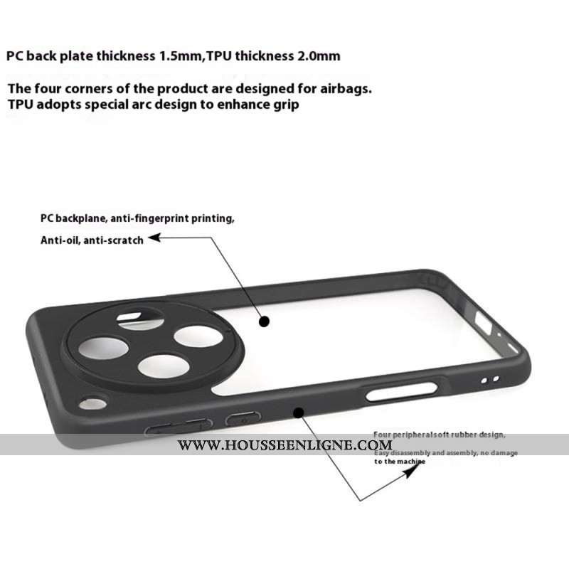 Coque Oppo Find X8 Pro Transparente Rebords Silicone