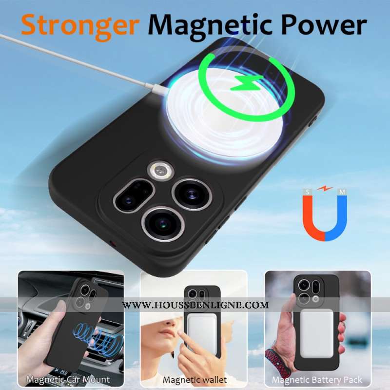 Coque Oppo Find X9 5G MagSafe Silicone Liquide