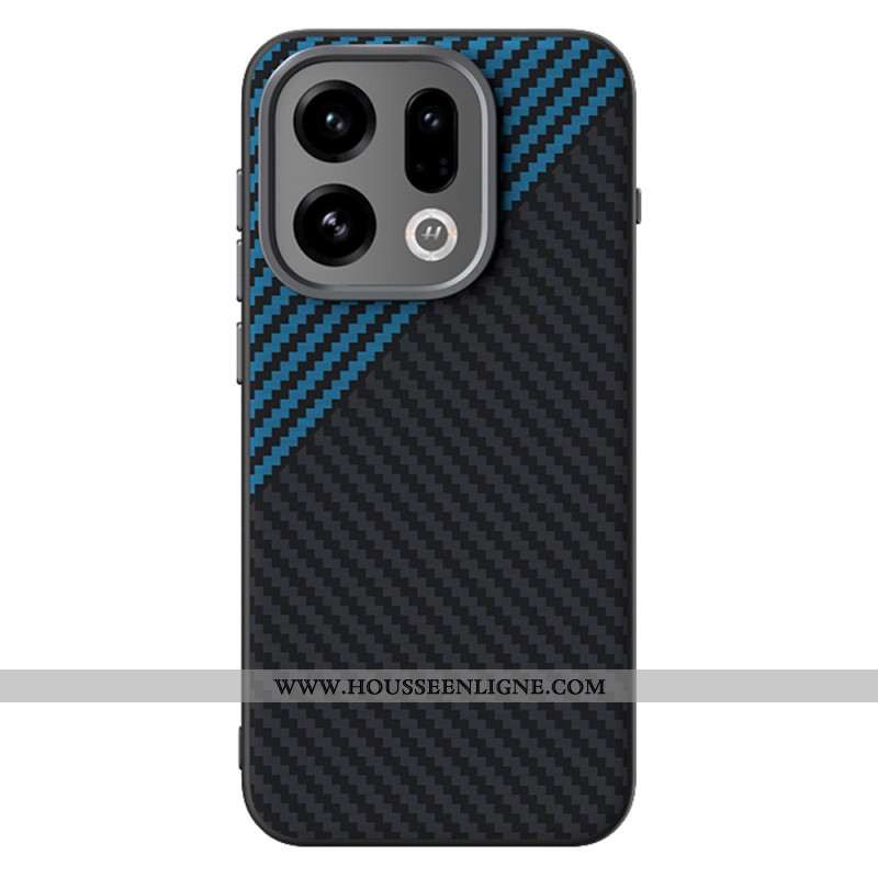 Coque Oppo Find X9 5G MagSafe Texture Fibre de Carbone ABEEL