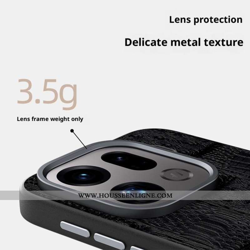 Coque Oppo Find X9 5G MagSafe avec Texture Micro-Gaufrée ABEEL