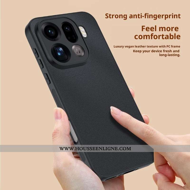 Coque Oppo Find X9 5G Simili Cuir