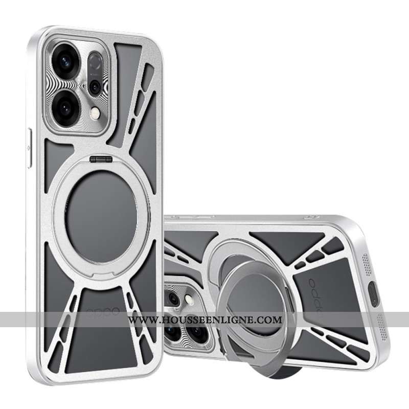 Coque Oppo Find X9 5G Support Magnétique Rotatif et Dissipation Thermique