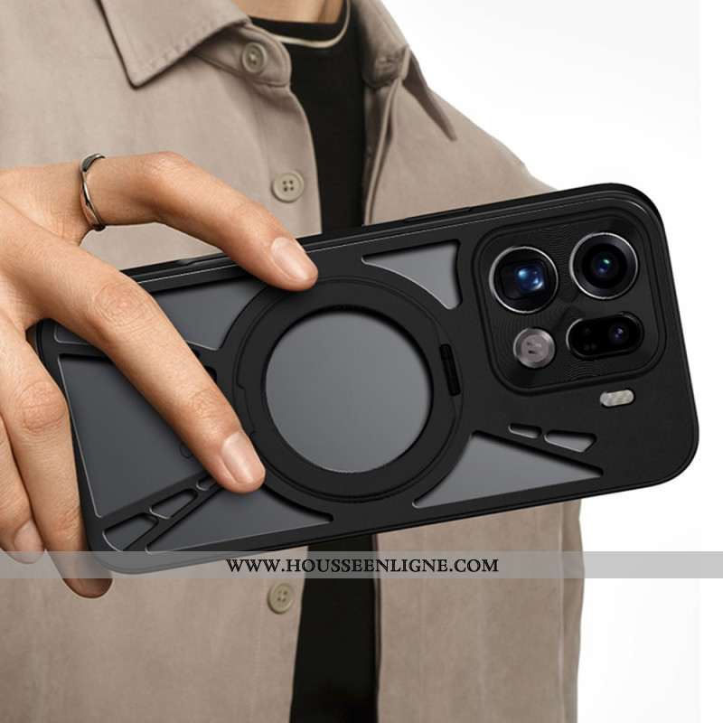 Coque Oppo Find X9 5G Support Magnétique Rotatif et Dissipation Thermique