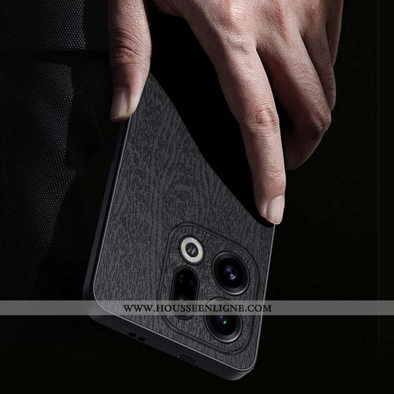 Coque Oppo Find X9 5G Texture Bois