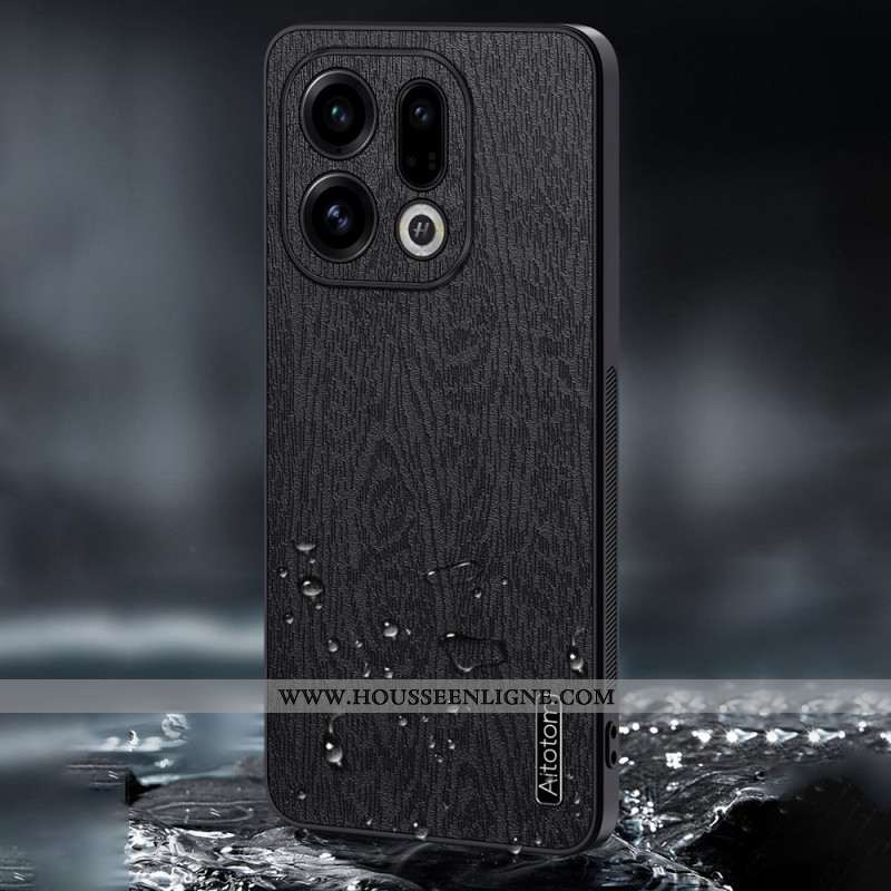 Coque Oppo Find X9 5G Texture Bois