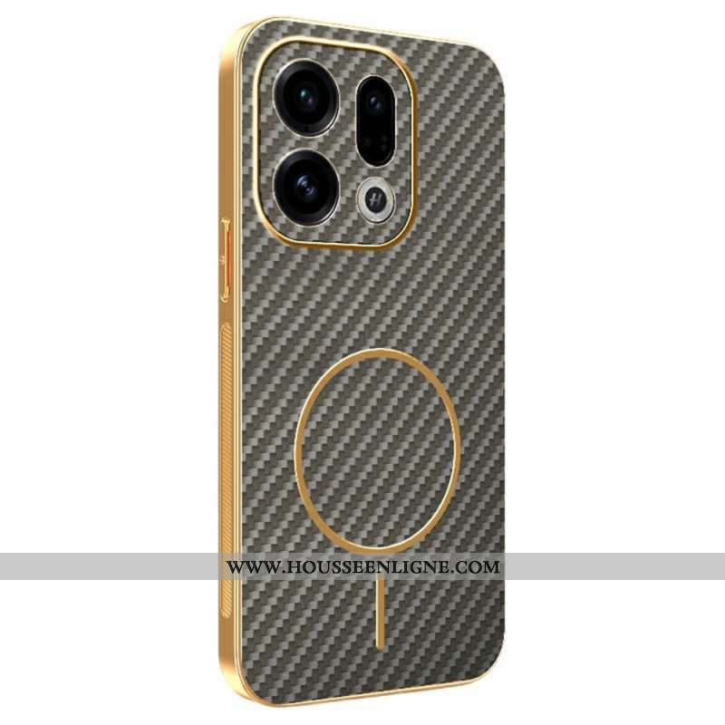 Coque Oppo Find X9 5G Texture Fibre de Carbone