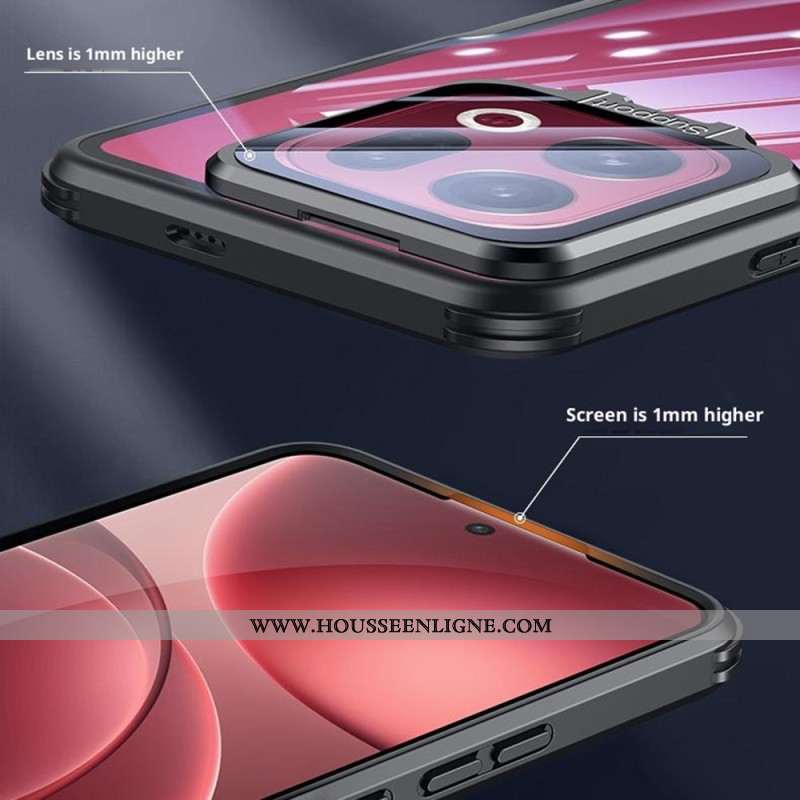 Coque Oppo Find X9 5G Transparente avec Support Intégré et Protection Caméra