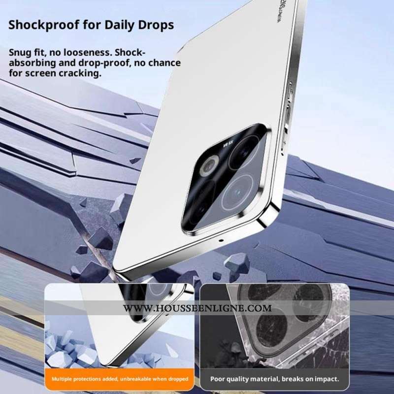 Coque Oppo Find X9 Pro 5G Cadre Électrolytique Anti-Rayures