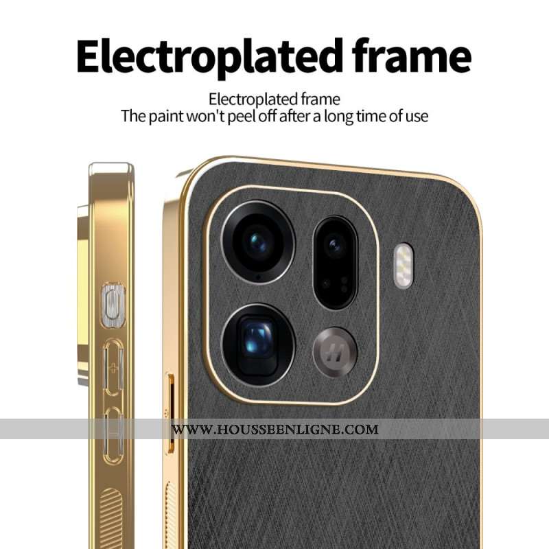 Coque Oppo Find X9 Pro 5G Effet Cuir KADEM