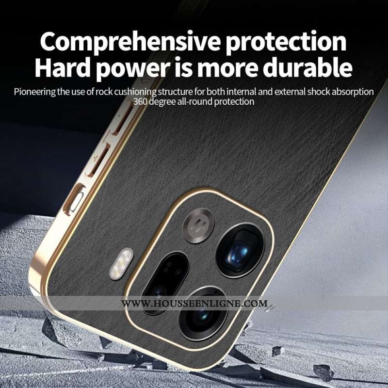 Coque Oppo Find X9 Pro 5G Effet Cuir KADEM