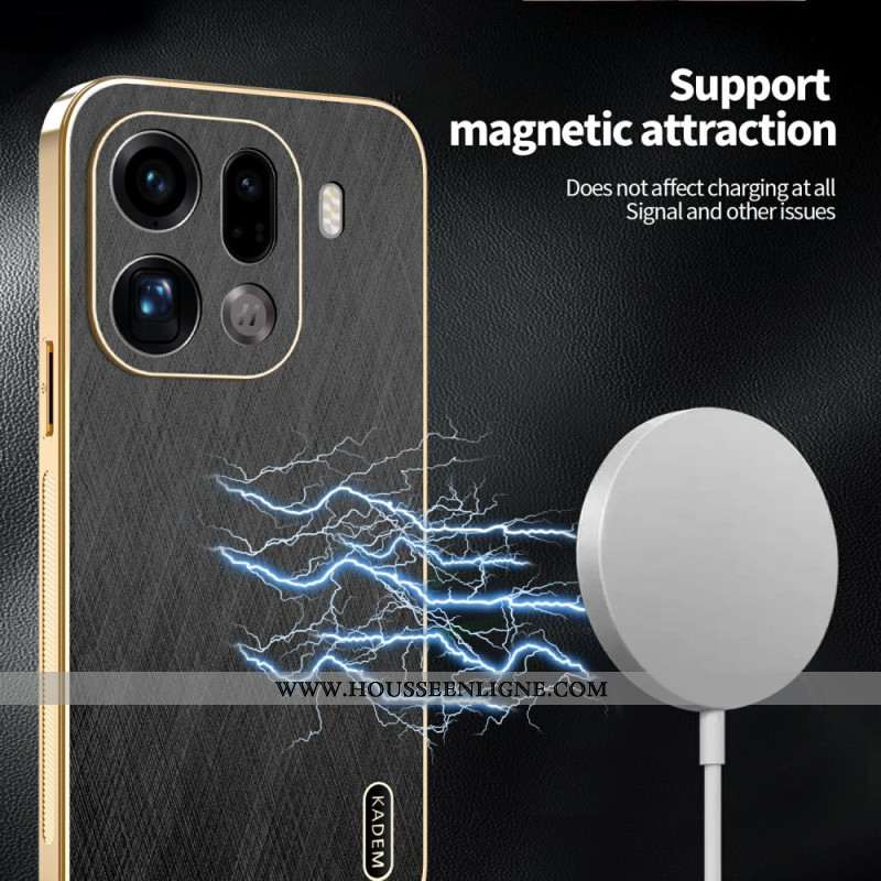 Coque Oppo Find X9 Pro 5G Effet Cuir KADEM