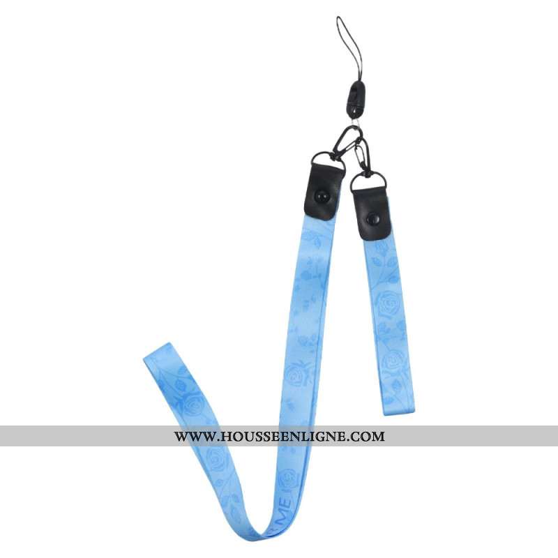 Coque Oppo Find X9 Pro 5G Fleurs et Strass à Lanières