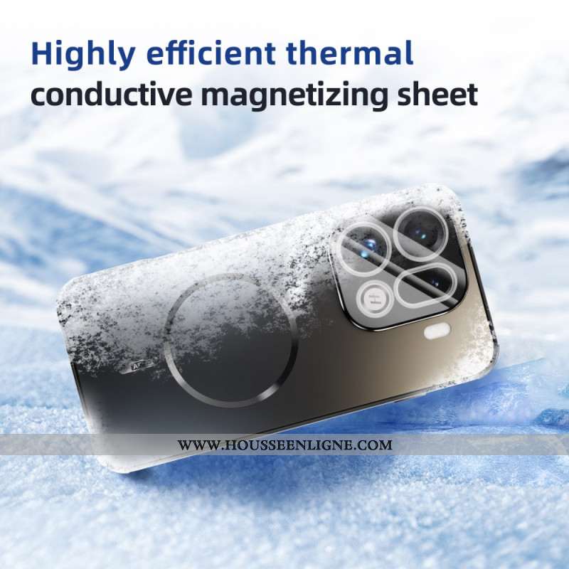 Coque Oppo Find X9 Pro 5G MagSafe Refroidissement et Film de Protection d'Objectif
