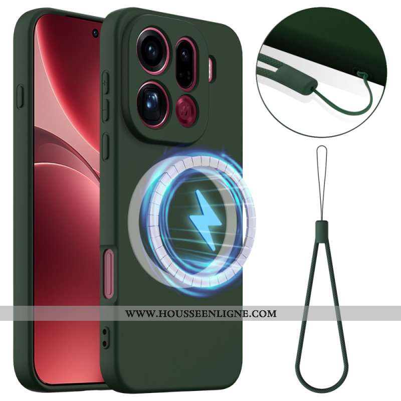 Coque Oppo Find X9 Pro 5G MagSafe Silicone Liquide