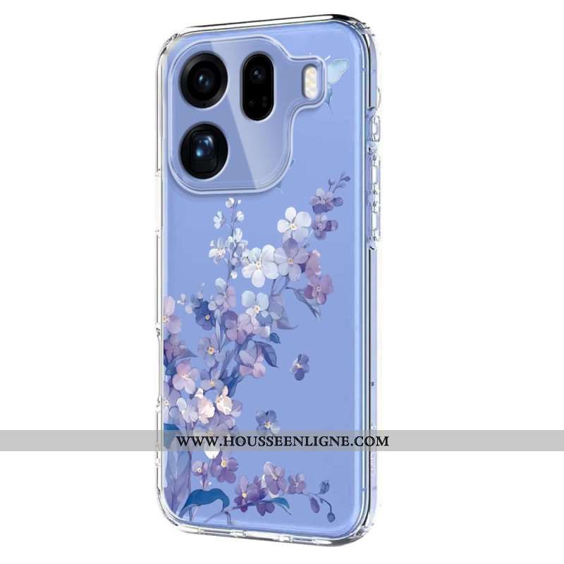 Coque Oppo Find X9 Pro 5G Papillons et Fleurs