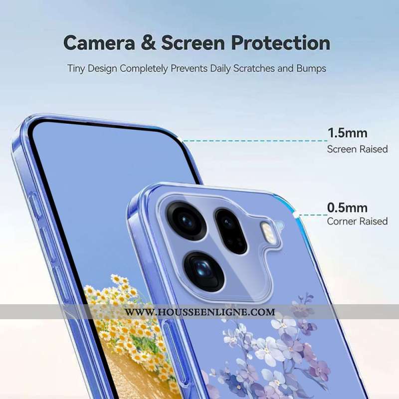 Coque Oppo Find X9 Pro 5G Papillons et Fleurs