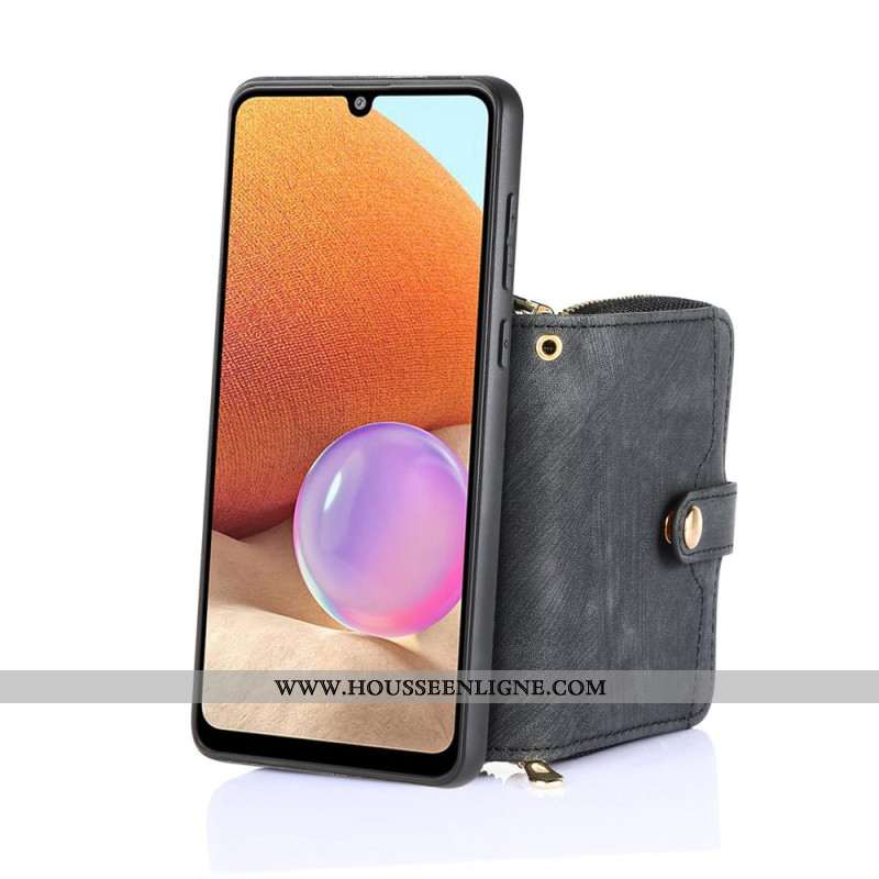 Coque Oppo Find X9 Pro 5G Porte-Cartes Zippé et Bandoulière