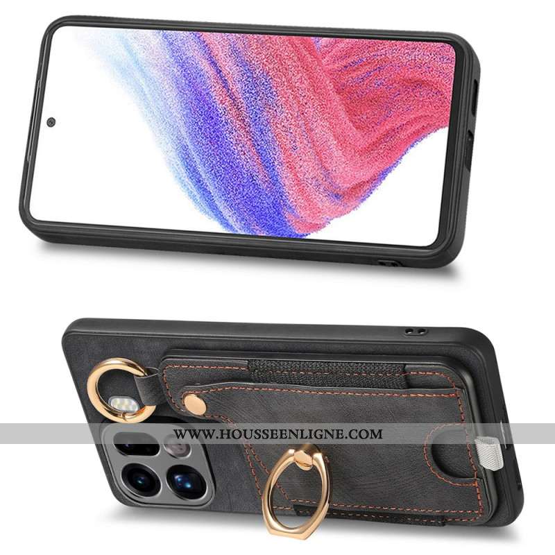 Coque Oppo Find X9 Pro 5G Porte-Cartes et Anneau-Support