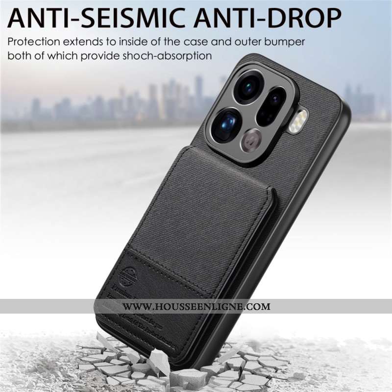 Coque Oppo Find X9 Pro 5G Porte-Cartes et Protection RFID