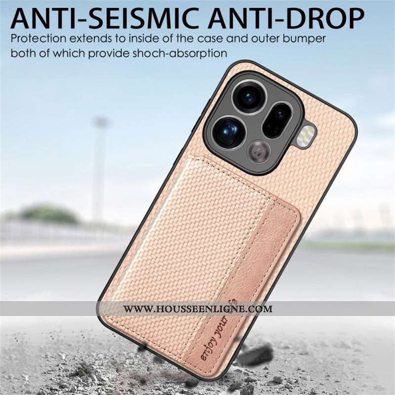 Coque Oppo Find X9 Pro 5G Porte-Cartes et Protection RFID