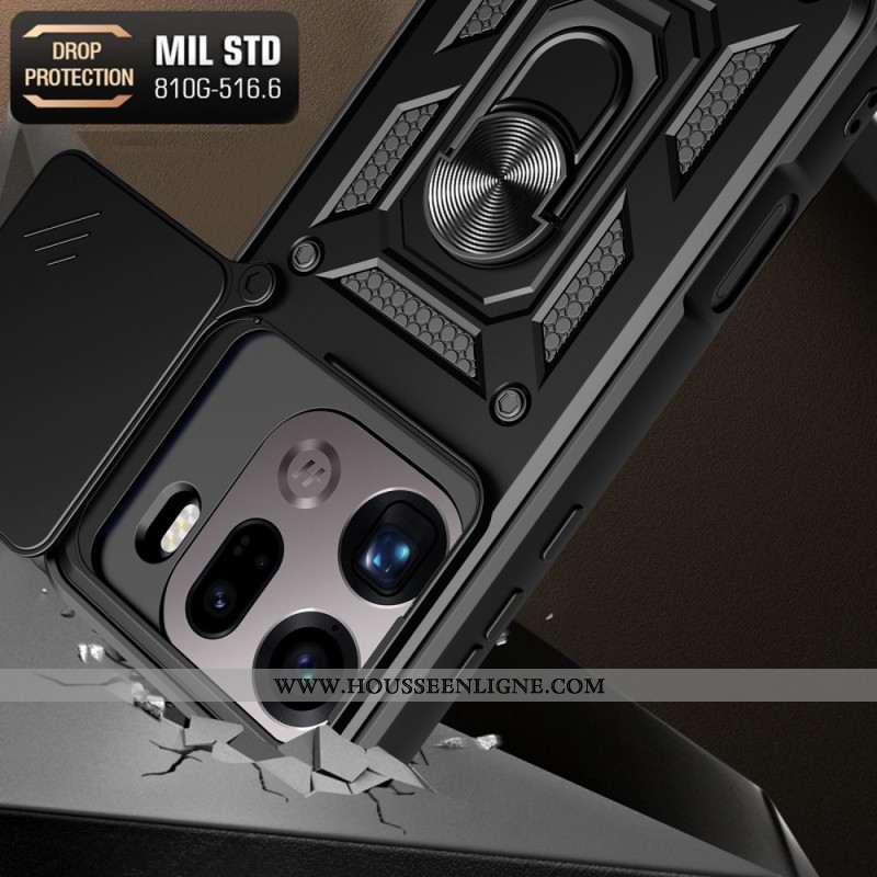 Coque Oppo Find X9 Pro 5G Protection Caméra Coulissante et Support