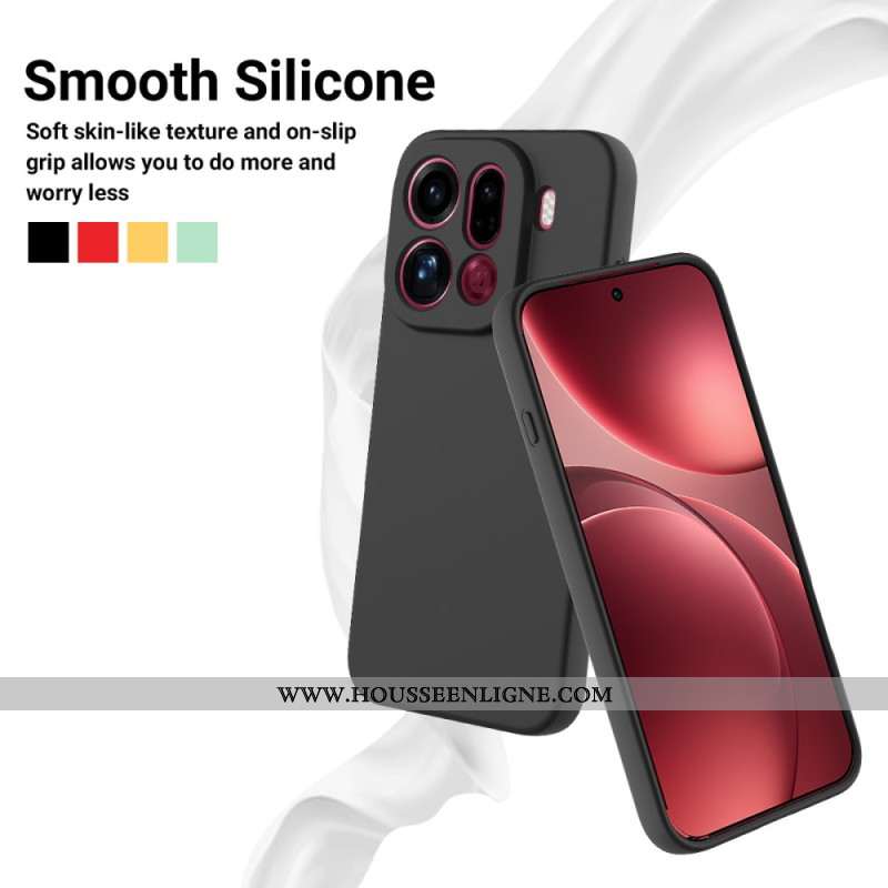 Coque Oppo Find X9 Pro 5G Silicone Liquide à Lanière