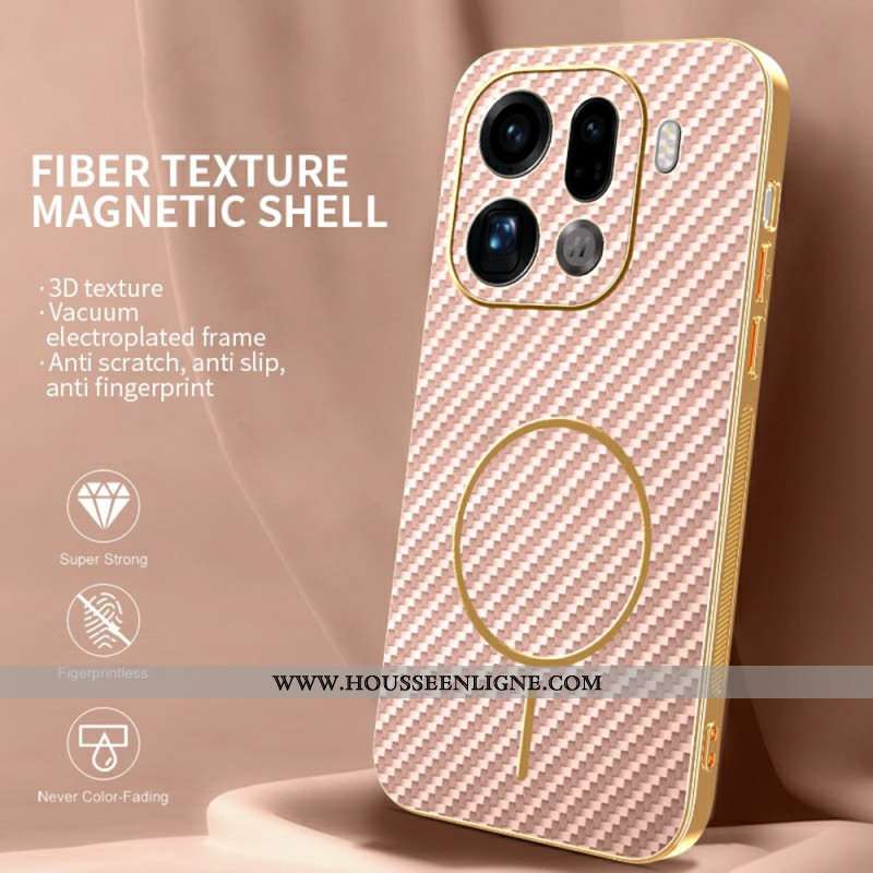 Coque Oppo Find X9 Pro 5G Texture Fibre de Carbone