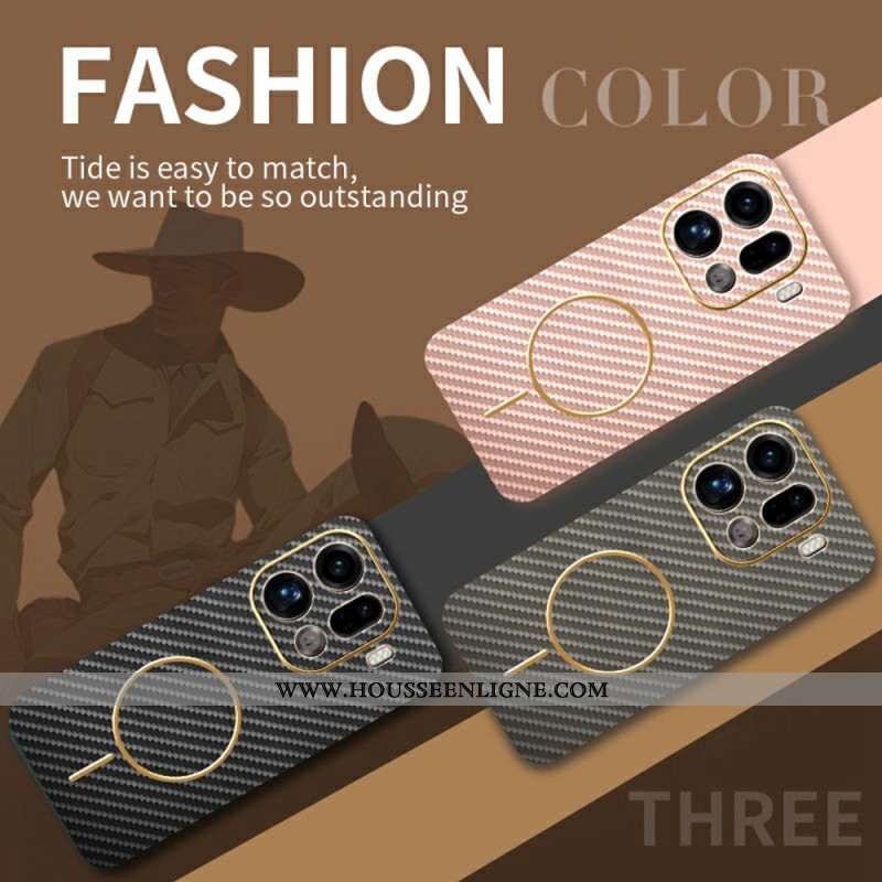 Coque Oppo Find X9 Pro 5G Texture Fibre de Carbone