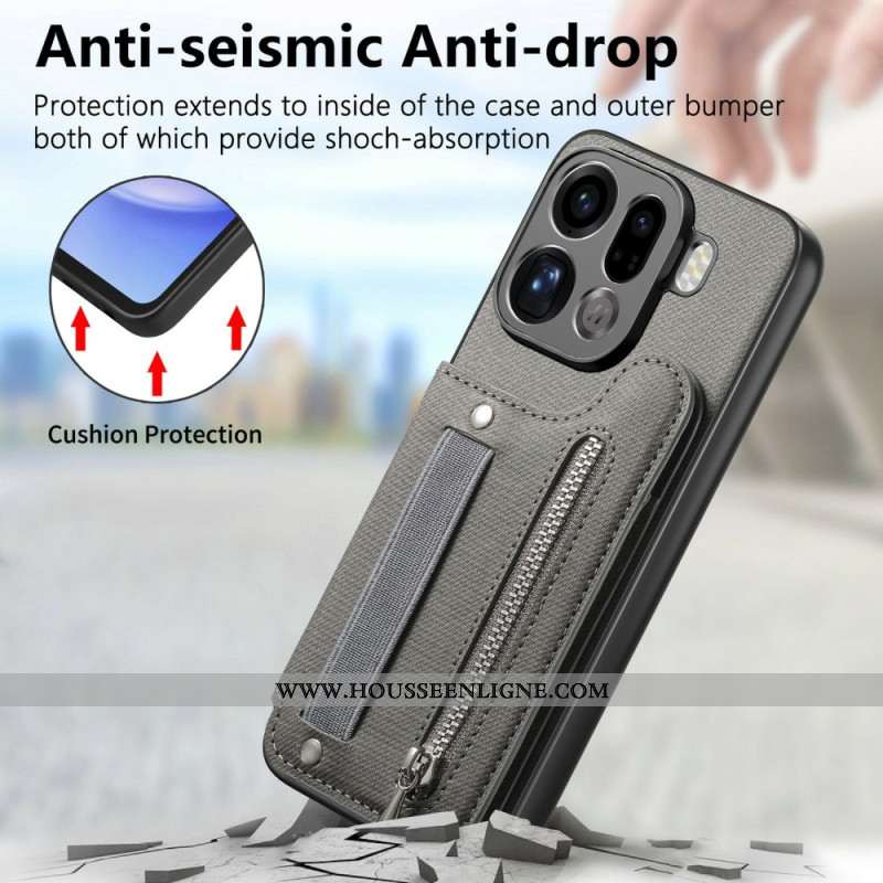 Coque Oppo Find X9 Pro Portefeuille RFID