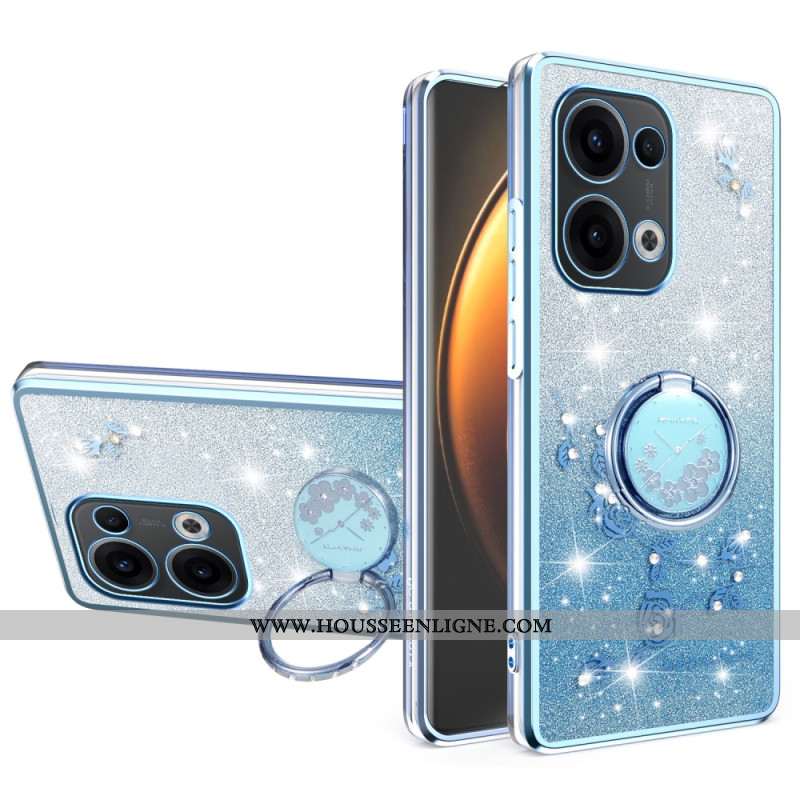 Coque Oppo Reno 13 5G Anneau-Support Strass