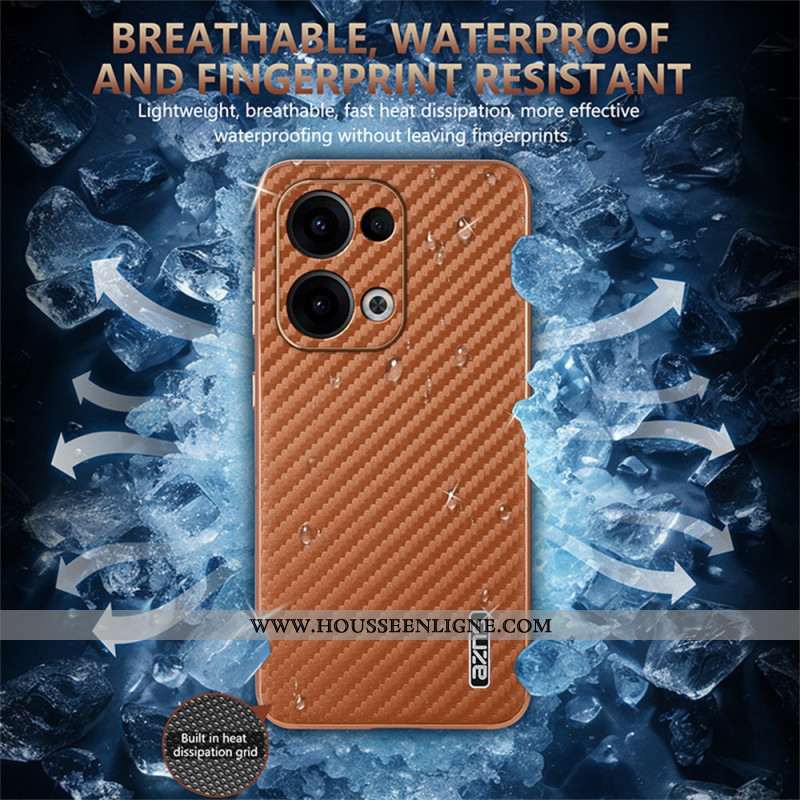Coque Oppo Reno 13 5G Fibre Carbone Brossée AZNS