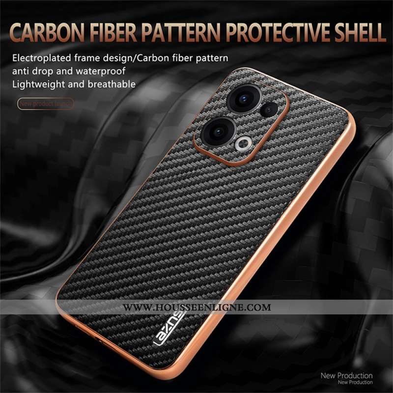 Coque Oppo Reno 13 5G Fibre Carbone Brossée AZNS