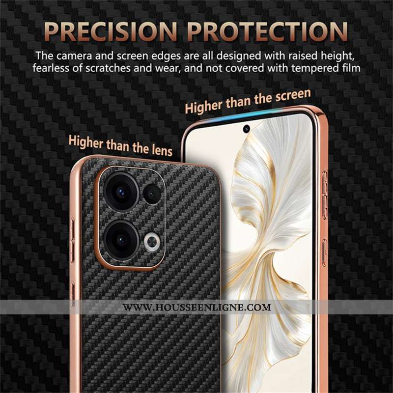 Coque Oppo Reno 13 5G Fibre Carbone Brossée AZNS