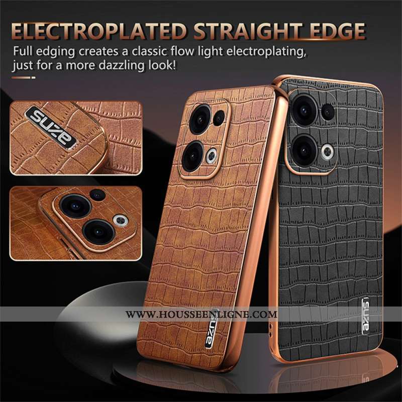Coque Oppo Reno 13 5G Style Crocodile AZNS