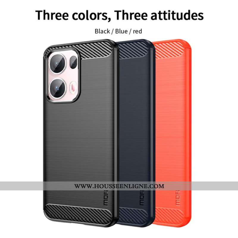 Coque Oppo Reno 13 Pro 5G Fibre Carbone Brossée