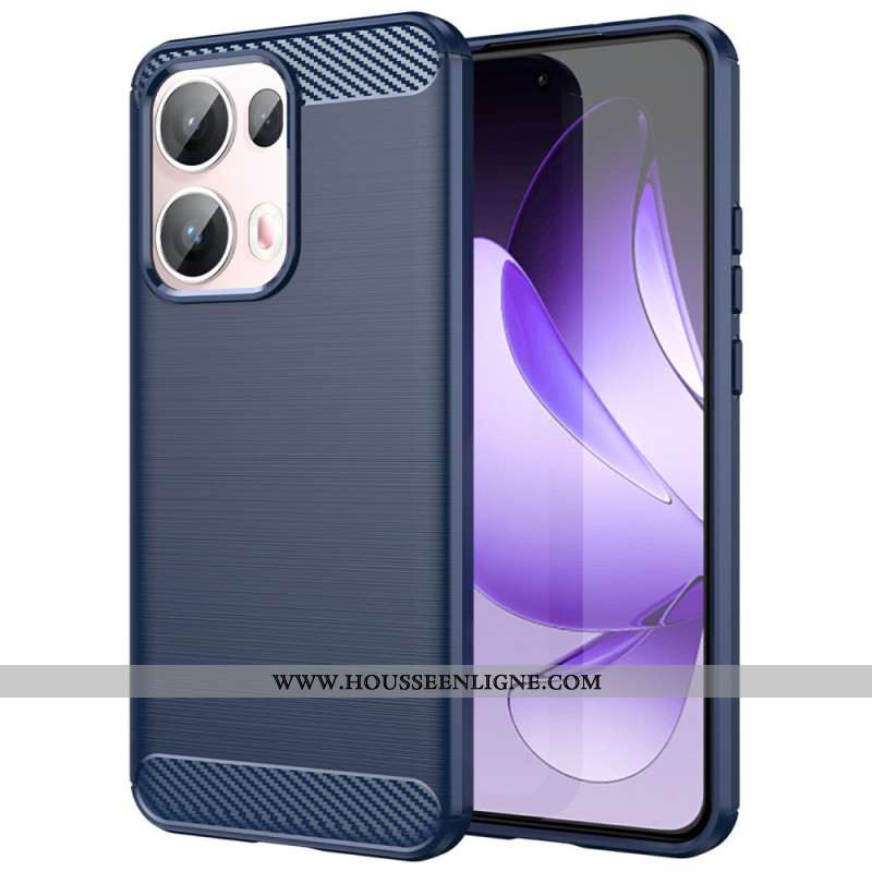 Coque Oppo Reno 13 Pro 5G Fibre Carbonne Brossée
