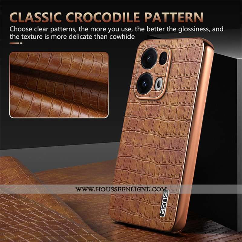 Coque Oppo Reno 13 Pro 5G Style Crocodile AZNS