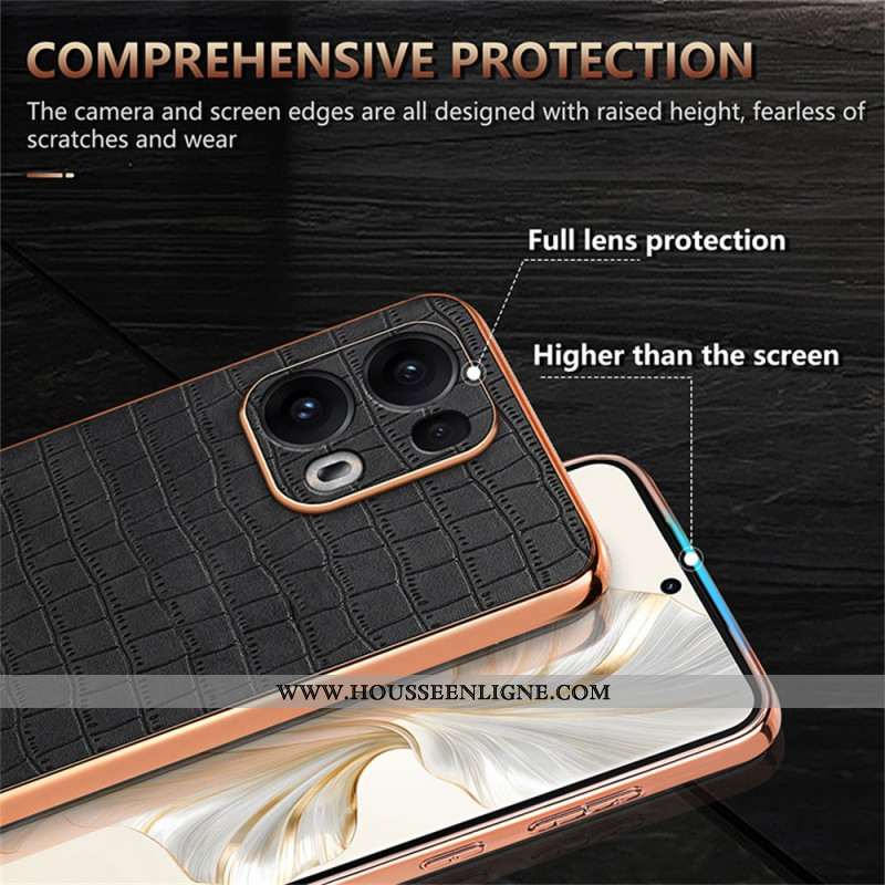 Coque Oppo Reno 13 Pro 5G Style Crocodile AZNS