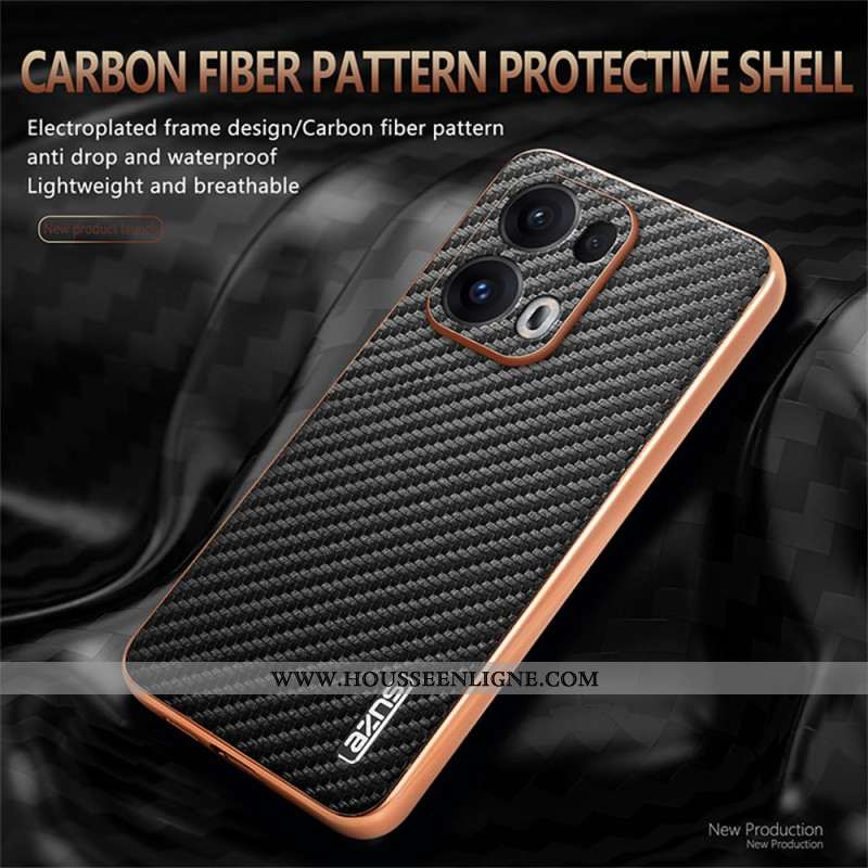 Coque Oppo Reno 13 Pro 5G Texture Carbone AZNS