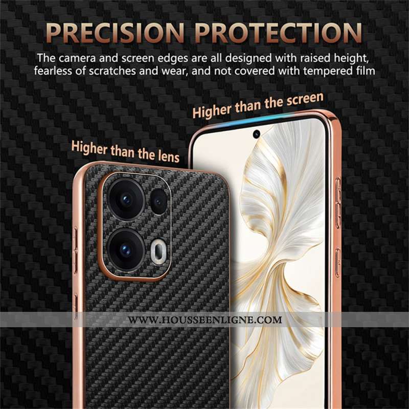 Coque Oppo Reno 13 Pro 5G Texture Carbone AZNS