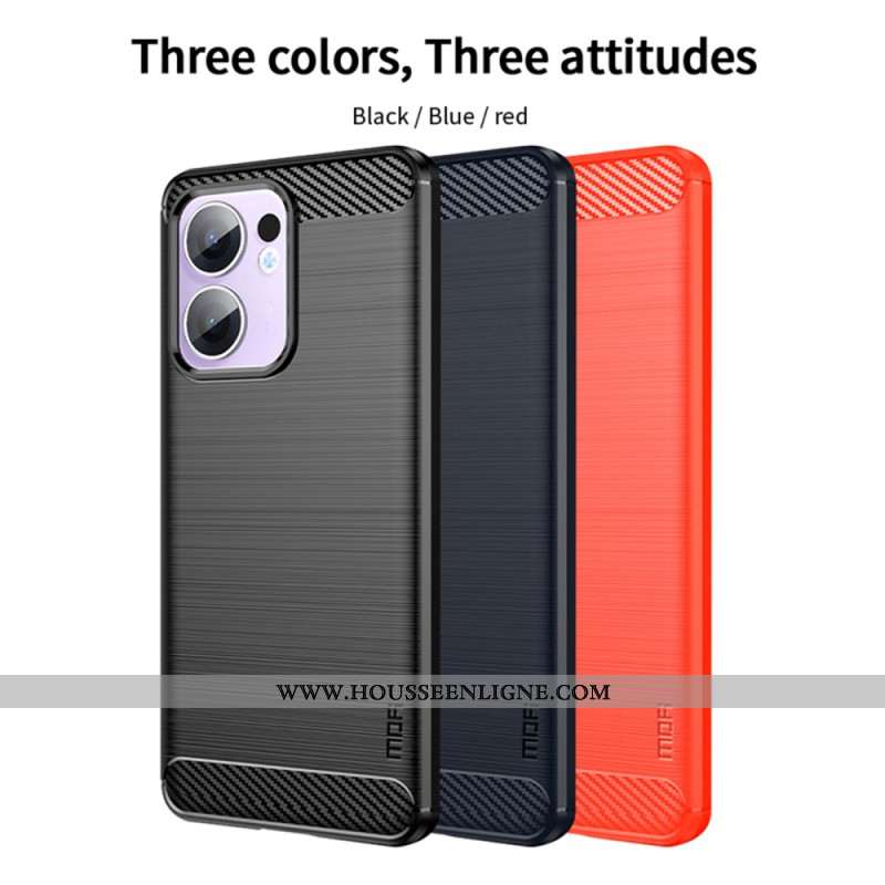 Coque Oppo Reno 13F 4G / 5G / FS 5G Fibre Cabrone Brossée