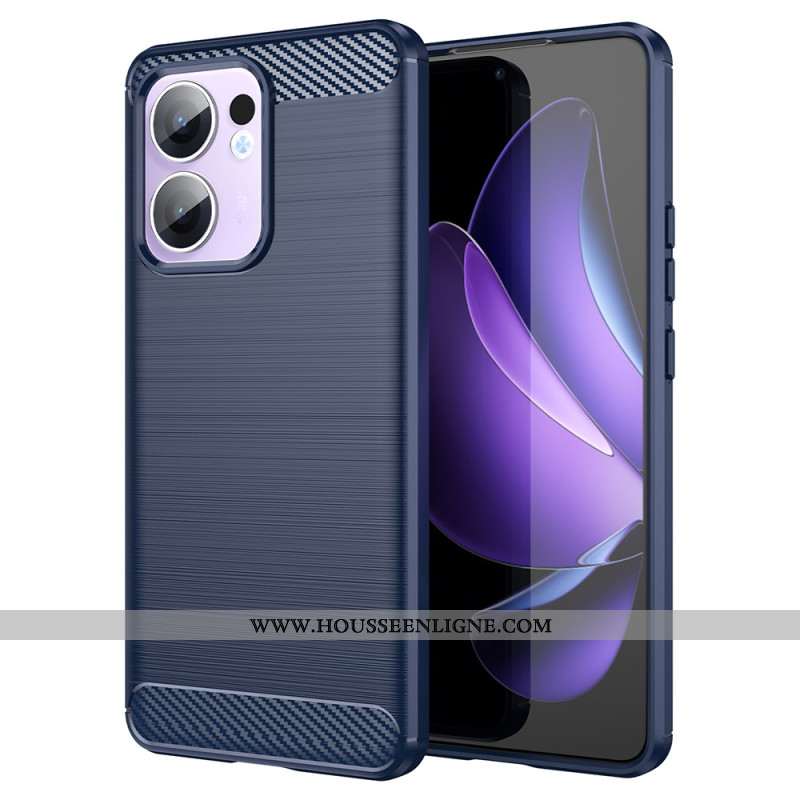 Coque Oppo Reno 13F 4G / 5G / FS 5G Fibre Carbone Brossée