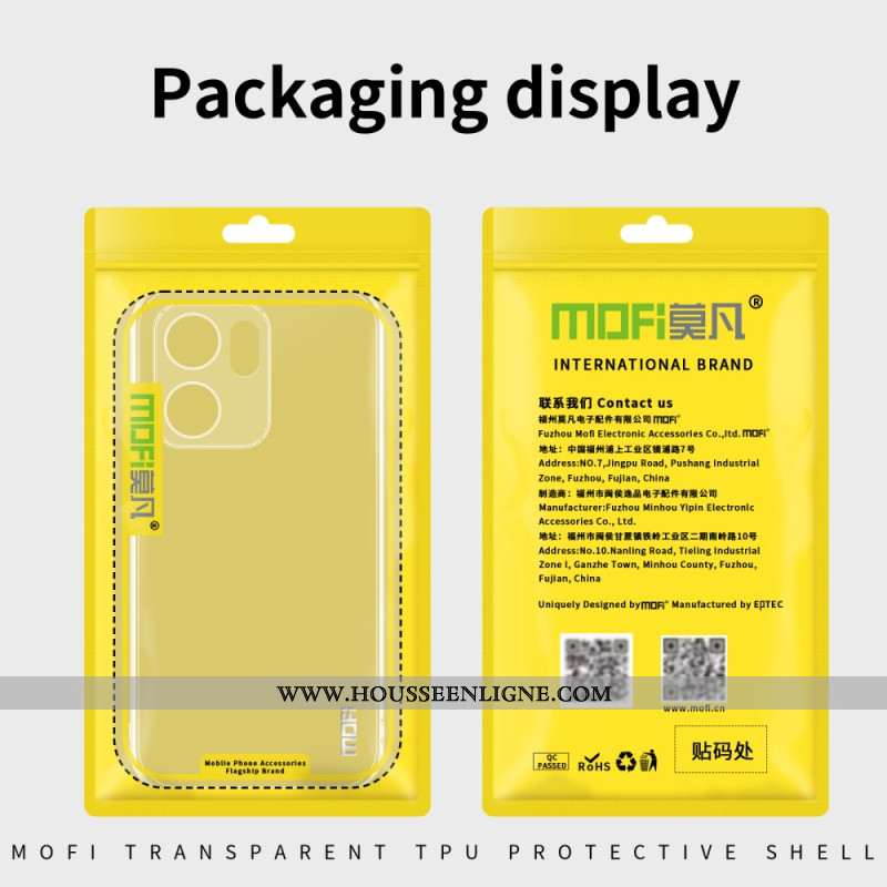 Coque Oppo Reno 13F 4G / 5G / FS 5G Transparente Ultra-Mince MOFI
