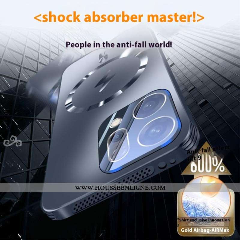 Coque Oppo Reno 14 5G Compatible MagSafe Effet Métal