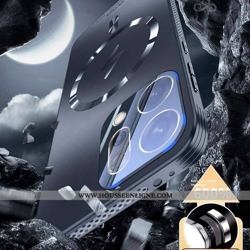 Coque Oppo Reno 14 5G Compatible MagSafe Effet Métal